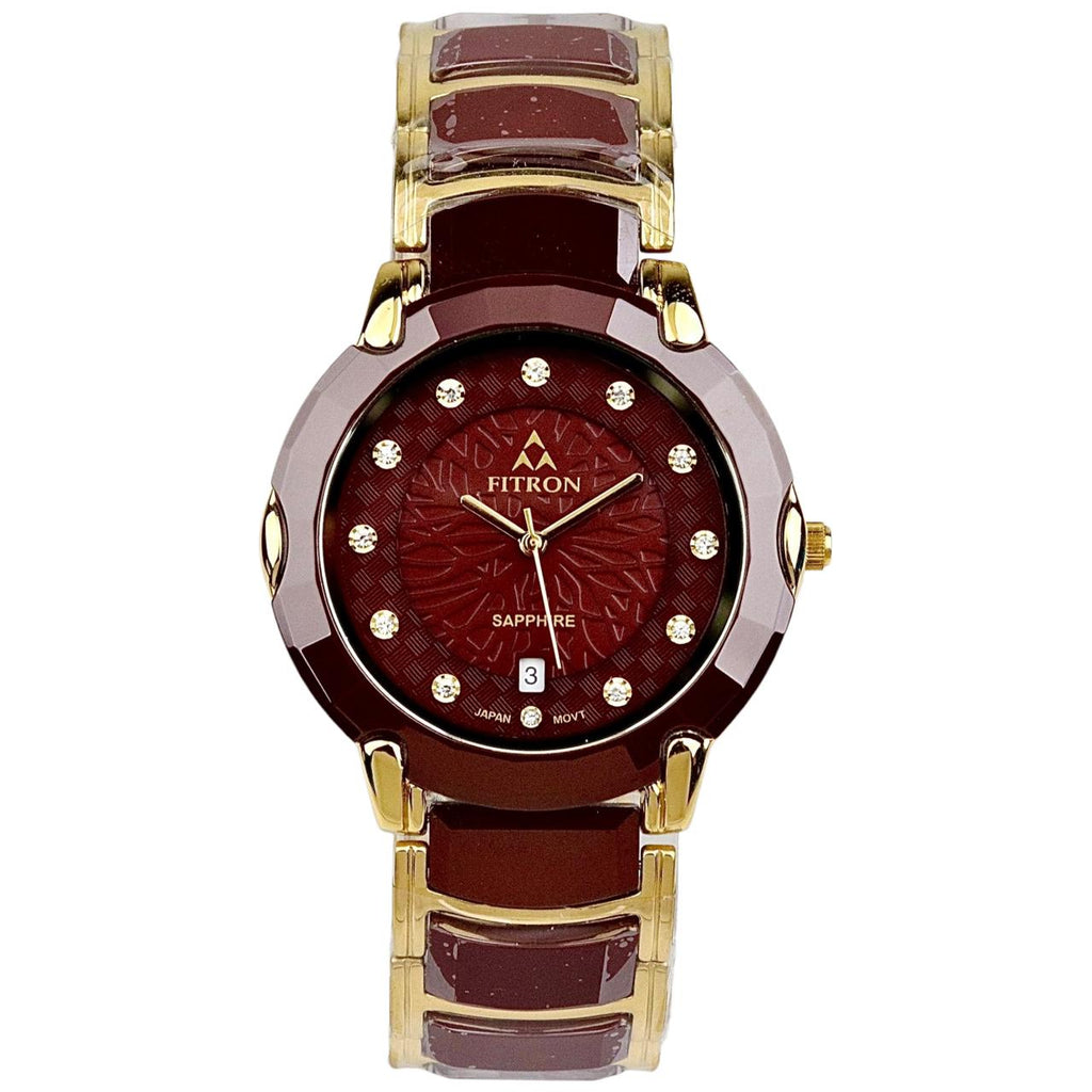 Fitron Watch - Ceramic - Stainless Steel - FT-138