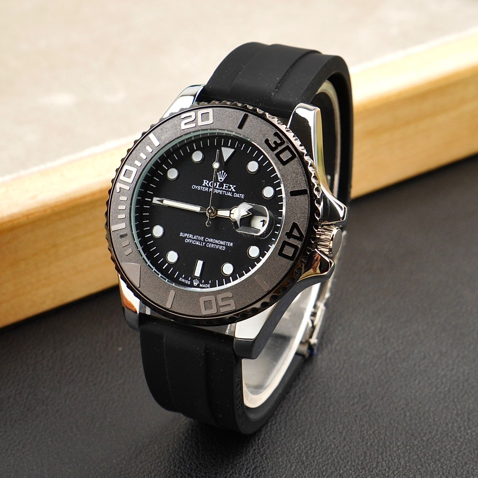 RLX - Silicon Strap - Master Lock - Men Watch -  C-1173