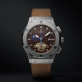 HB silver Case , Brown Dail