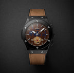 HB Black Case , Brown Dail