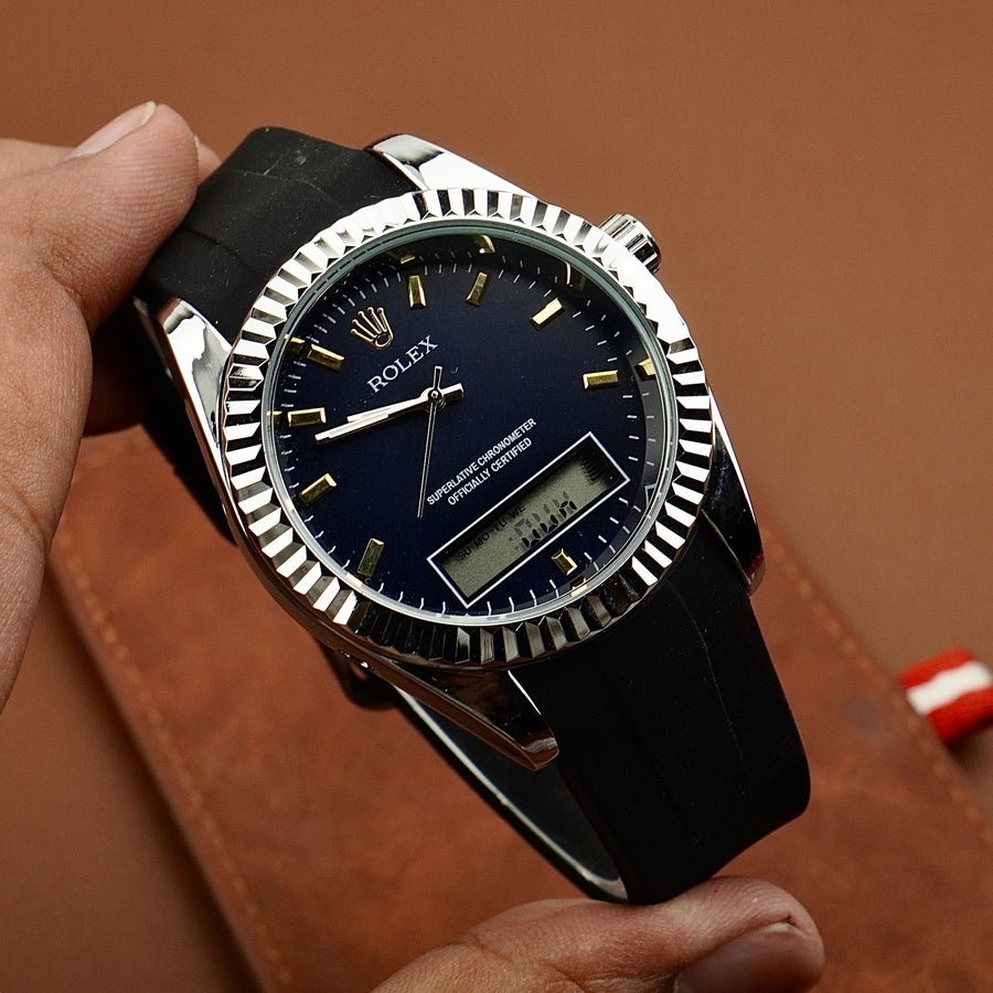 RLX - Special Edition - Dual Time - Rubber Strap - S-711