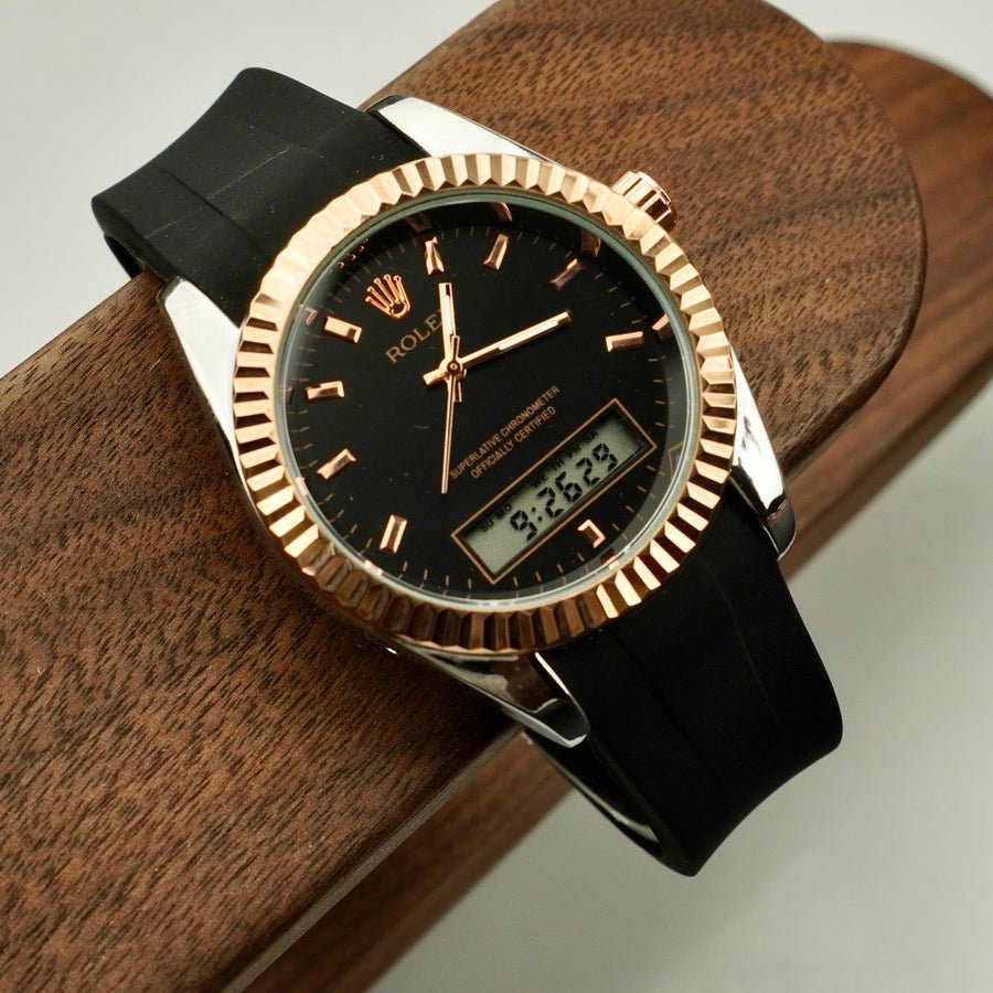 RLX - Special Edition - Dual Time - Rubber Strap - S-717