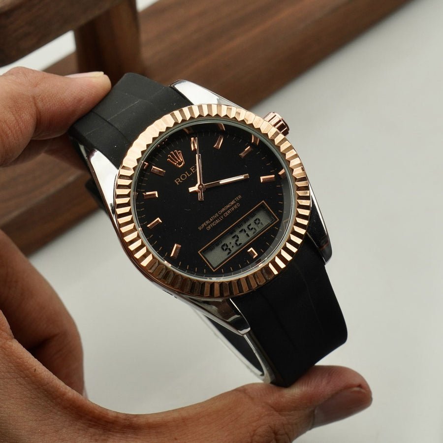 RLX - Special Edition - Dual Time - Rubber Strap - S-717