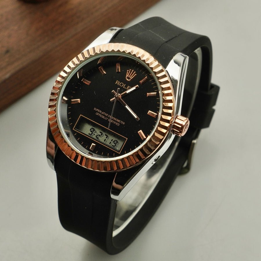 RLX - Special Edition - Dual Time - Rubber Strap - S-717