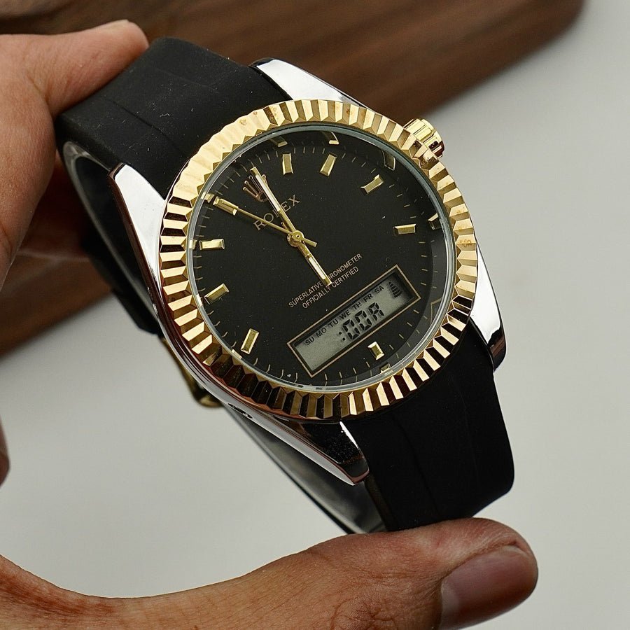 RLX - Special Edition - Dual Time - Rubber Strap - S-719