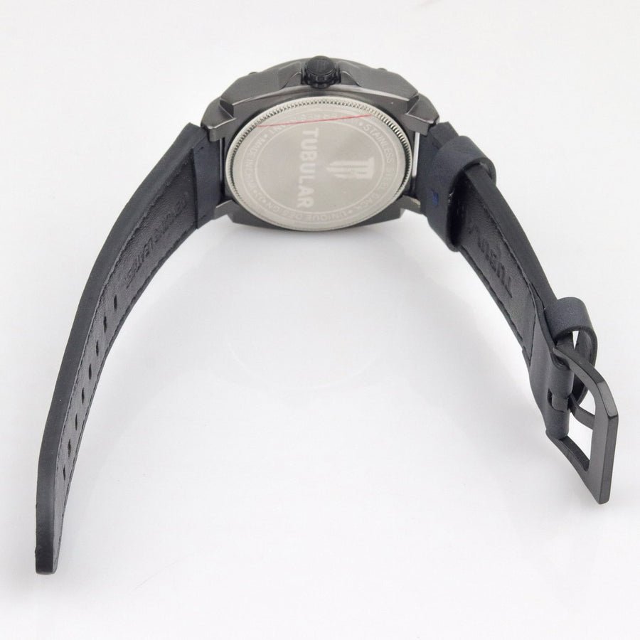 Tubular - Analog Wrist Watch - Leather Strap - TB-125